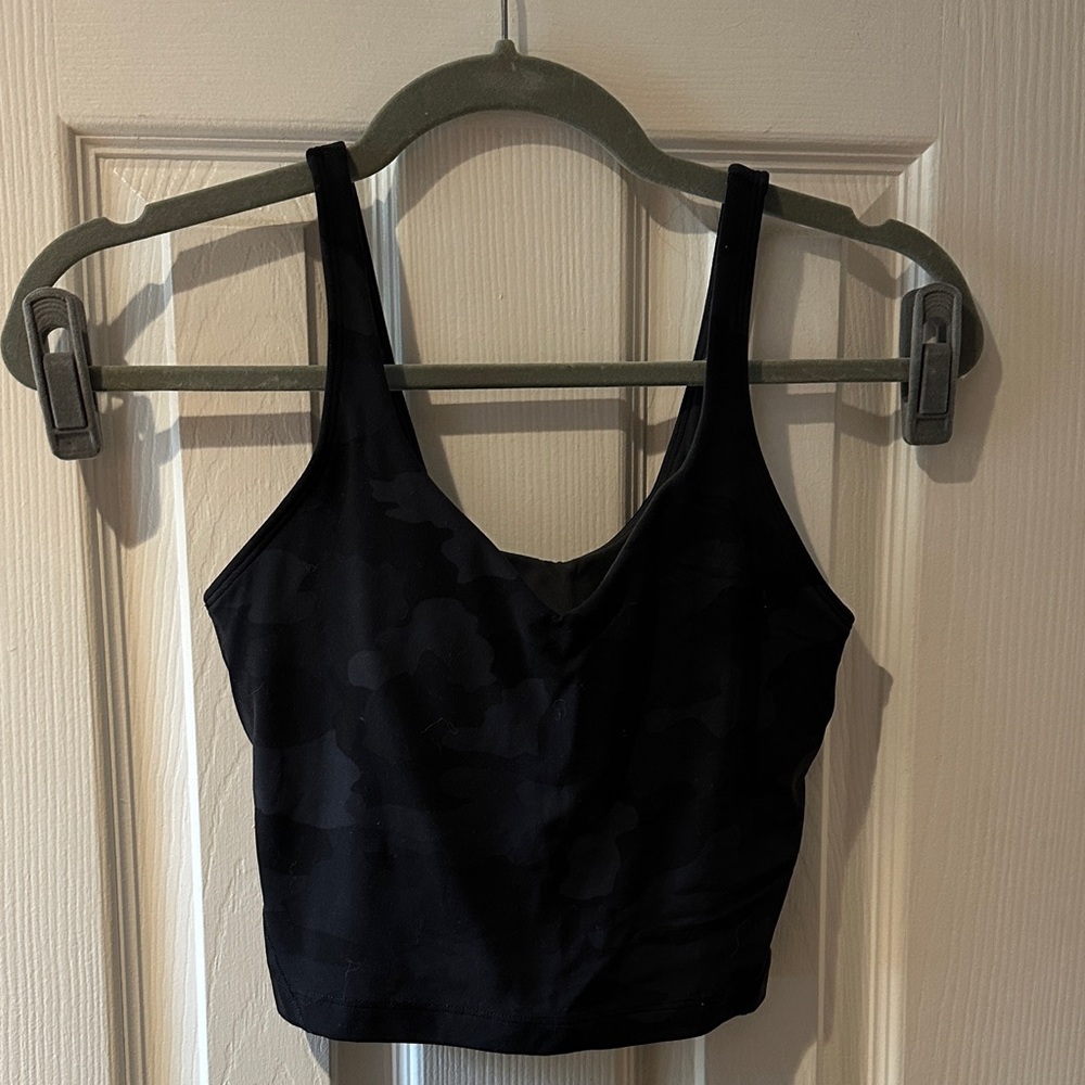 lululemon athletica Black Camo Align Top